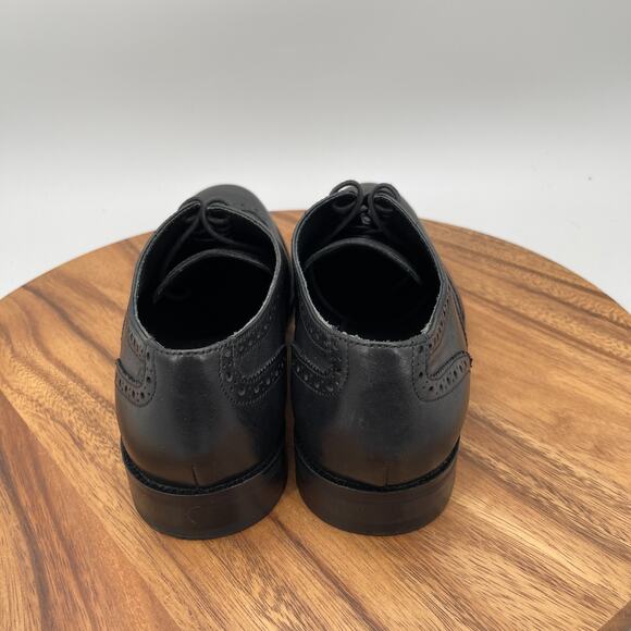 Cole Haan Cambridge Oxfords Mens Size 9.5 M Black Leather Wingtip Dress Shoes main image 6
